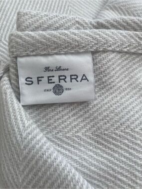 SFERRA
Capriana Brushed Cotton Throw, 51" x 71"